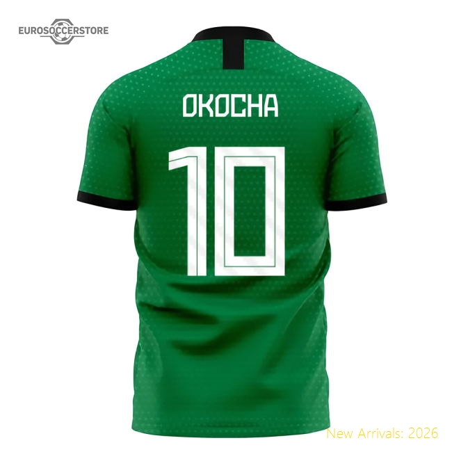 Nigeria 2025-2026 Home Concept Football Kit (Libero) (OKOCHA 10)-Vantage Point Soccer