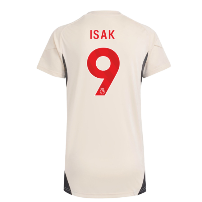 2025-2026 Liverpool Training Jersey (White) - Womens (Isak 9)-Vantage Point Soccer