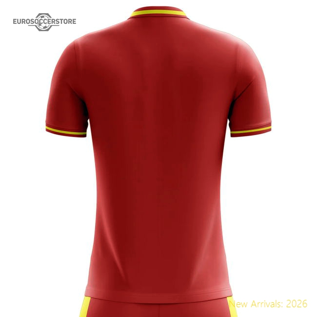 2025-2026 Spain Flag Home Concept Football Shirt-Vantage Point Soccer