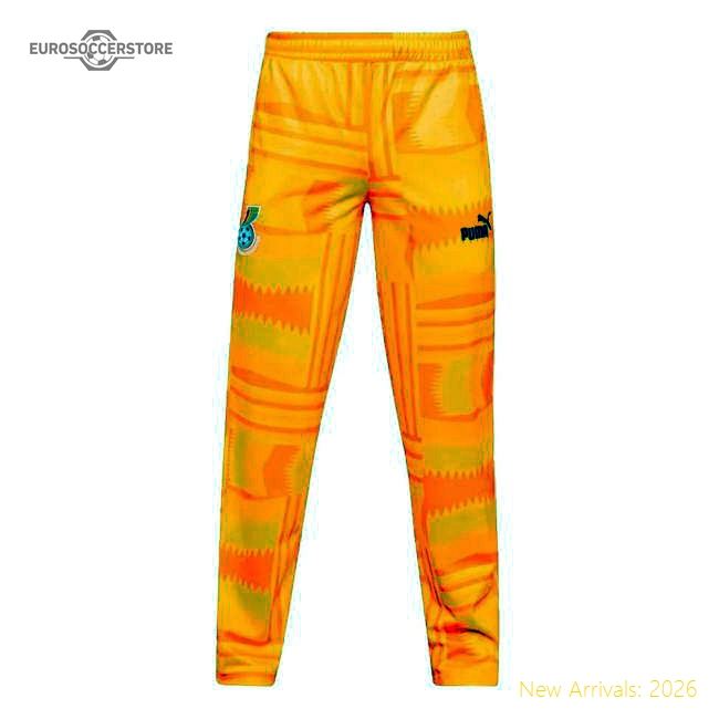 2023-2024 Ghana FtblCulture Pants (Yellow)-Vantage Point Soccer