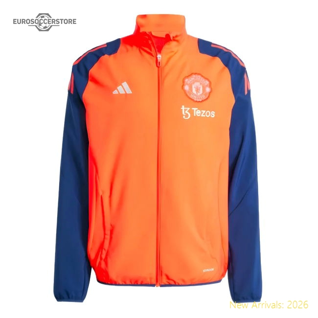2024-2025 Man Utd Presentation Jacket (Red)-Vantage Point Soccer