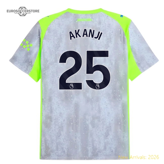 2025-2026 Man City Third Shirt (Akanji 25)-Vantage Point Soccer