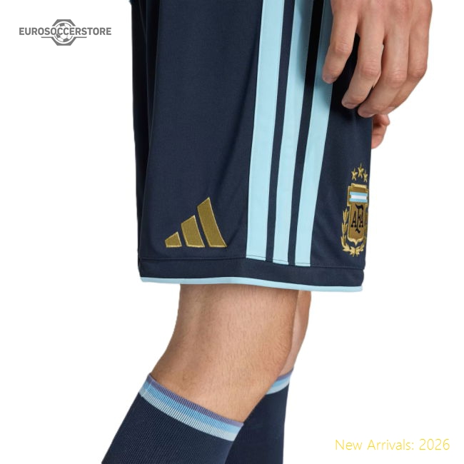 2026-2027 Argentina Home Shorts (Navy)-Vantage Point Soccer
