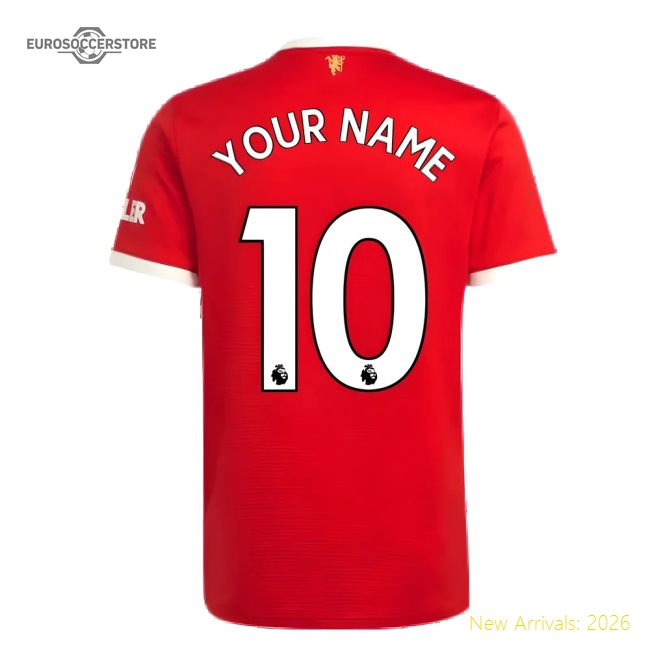 Man Utd 2021-2022 Home Shirt (Your Name)-Vantage Point Soccer