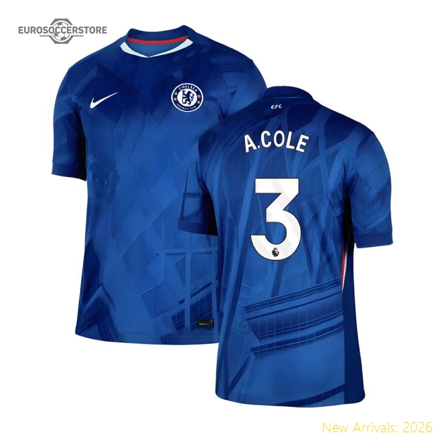 2025-2026 Chelsea Home Shirt (A.Cole 3)-Vantage Point Soccer