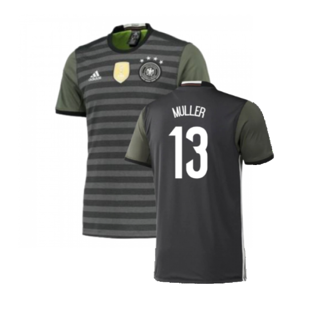 Germany 2015-16 Away Shirt ((Excellent) M) (Muller 13)-Vantage Point Soccer