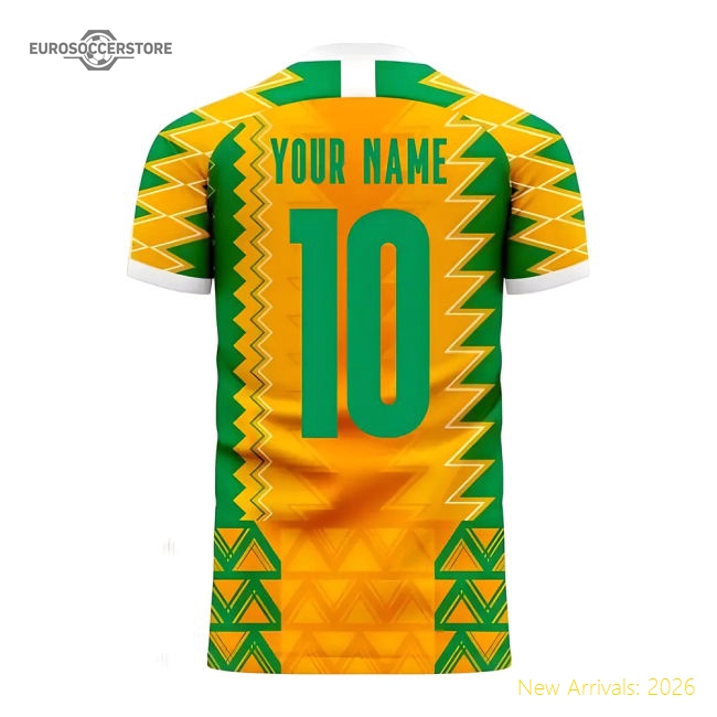 Ivory Coast 2025-2026 Home Concept Football Kit (Libero) (Your Name)-Vantage Point Soccer