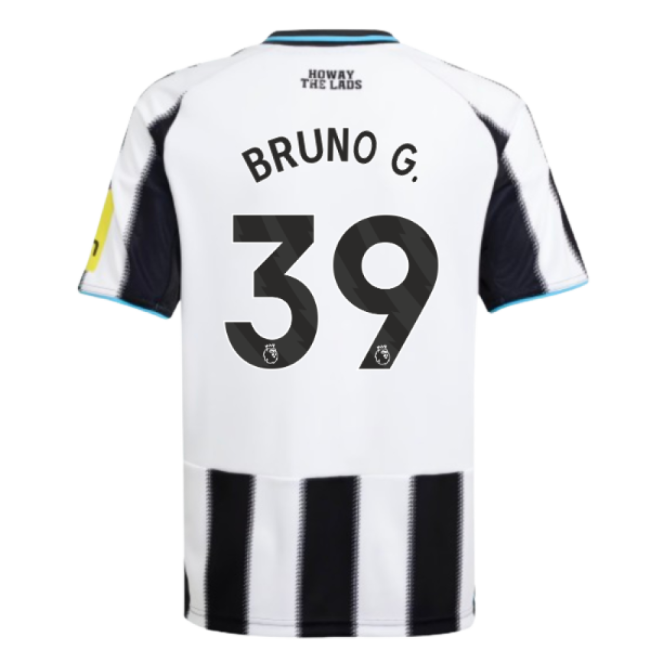 2025-2026 Newcastle Home Shirt (Kids) (Bruno G. 39)-Vantage Point Soccer