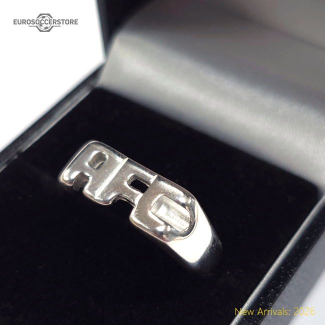 Arsenal FC Sterling Silver AFC Ring - V-Vantage Point Soccer