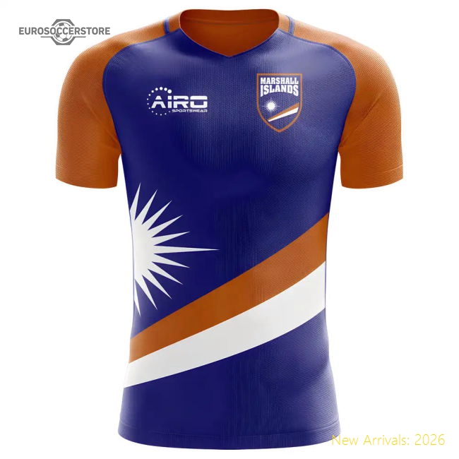 2025-2026 Marshall Islands Home Concept Football Shirt - Baby-Vantage Point Soccer