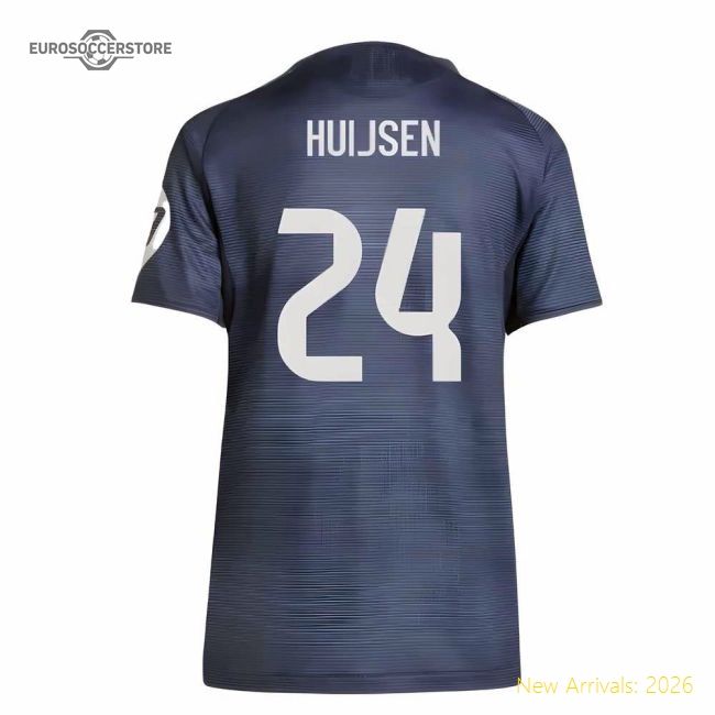 2025-2026 Real Madrid Authentic Away Shirt (Ladies) (Huijsen 24)-Vantage Point Soccer