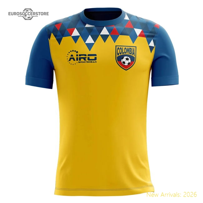 2025-2026 Colombia Concept Football Shirt (Valderrama 10)-Vantage Point Soccer