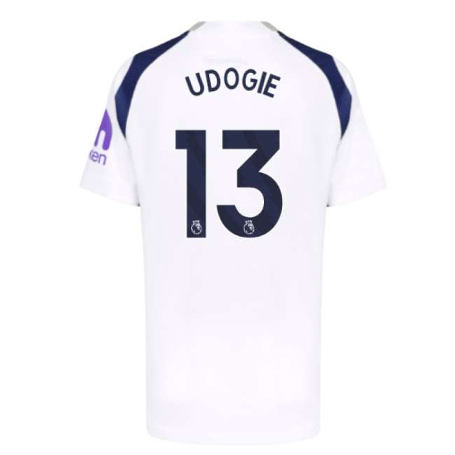 2025-2026 Tottenham Hotspur Home Shirt (Kids) (Udogie 13)-Vantage Point Soccer