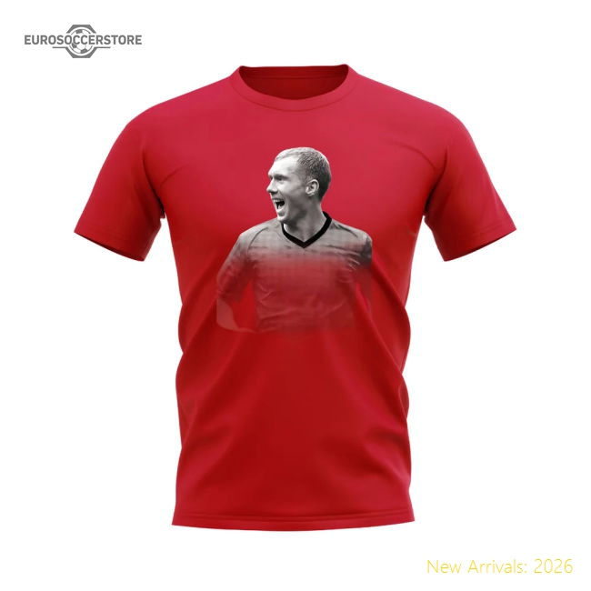 Paul Scholes Manchester United Legend T-Shirt (Red)-Vantage Point Soccer