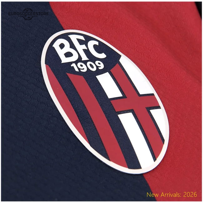 2024-2025 Bologna Home Shirt (Kids)-Vantage Point Soccer