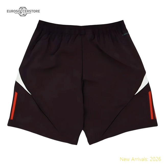 2024-2025 Bayern Munich Downtime Shorts (Shadow Maroon)-Vantage Point Soccer