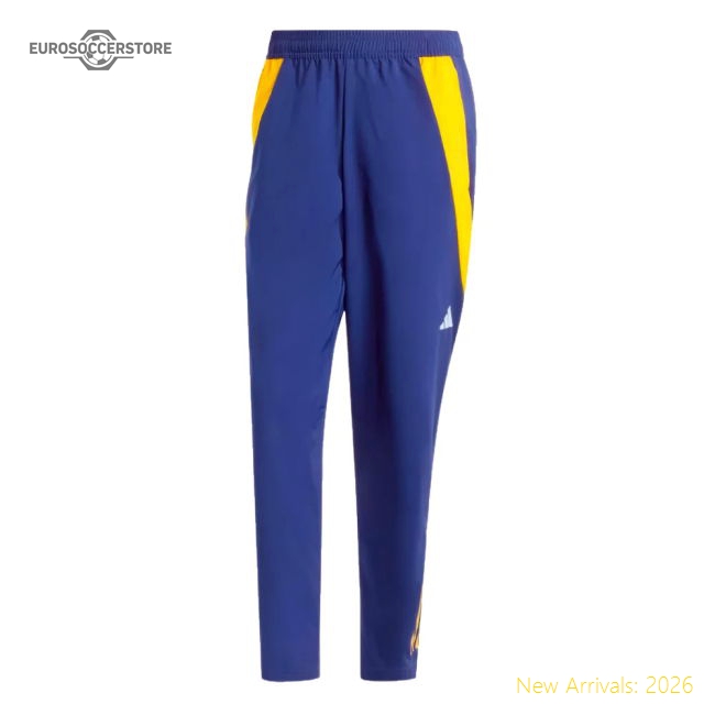 2024-2025 Real Madrid Presentation Pants (Navy)-Vantage Point Soccer