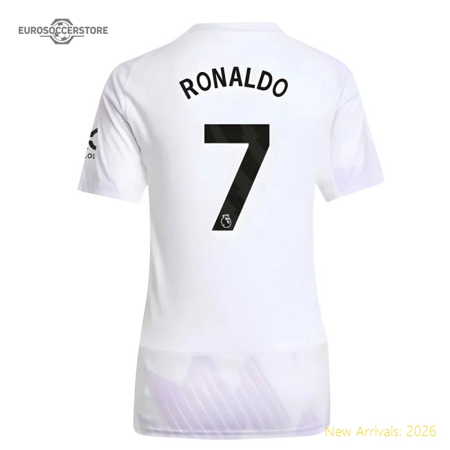 2025-2026 Man Utd Away Shirt (Womens) (Ronaldo 7)-Vantage Point Soccer