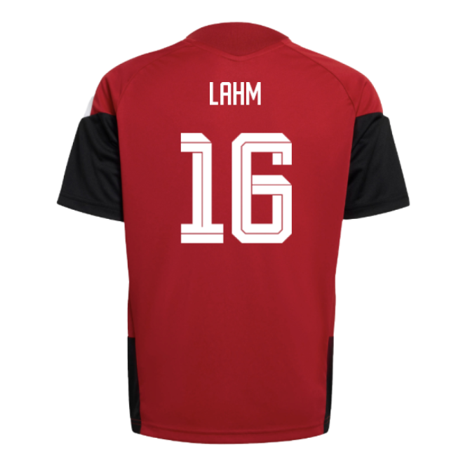 2026-2027 Germany Training Jersey (Red) - Kids (Lahm 16)-Vantage Point Soccer