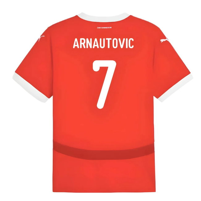 2024-2025 Austria Home Shirt (Arnautovic 7)-Vantage Point Soccer