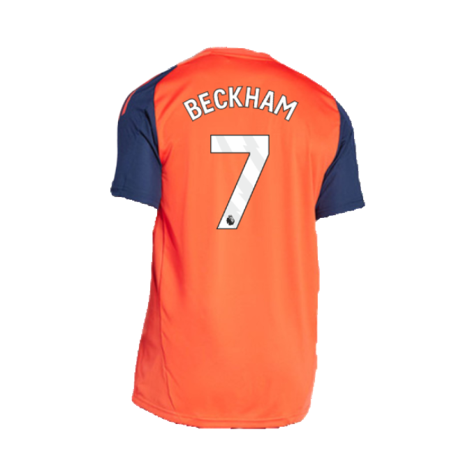 2024-2025 Man Utd Training Jersey (Red) (Beckham 7)-Vantage Point Soccer