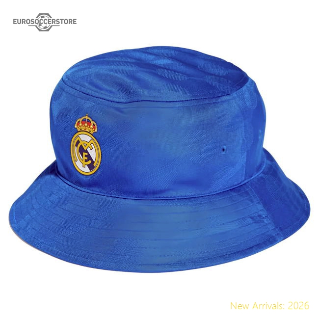 2025-2026 Real Madrid Bucket Hat (Blue)-Vantage Point Soccer