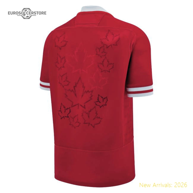 2025-2026 Canada Home Rugby Shirt-Vantage Point Soccer