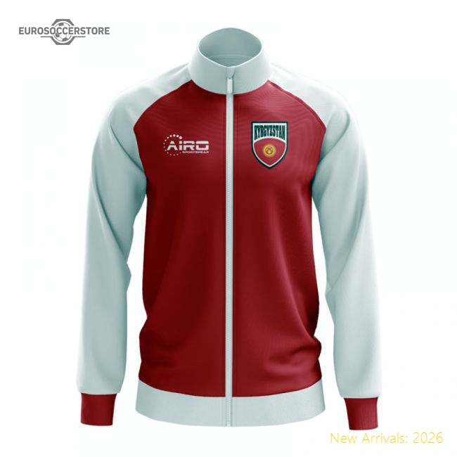 Kyrgyzstan Concept Football Track Jacket (Red)-Vantage Point Soccer