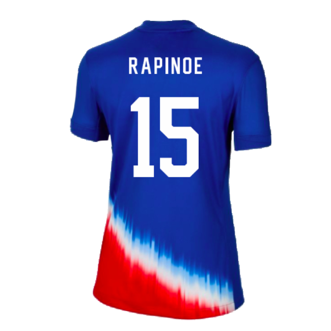 2024-2025 USA United States Away Shirt (Ladies) (Rapinoe 15)-Vantage Point Soccer