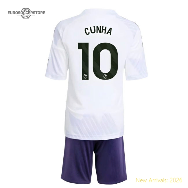 2025-2026 Man Utd Away Mini Kit (Cunha 10)-Vantage Point Soccer