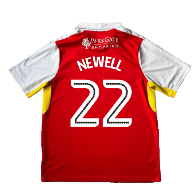 Rotherham 2016-17 Home Shirt ((Good) XL) (Newell 22)-Vantage Point Soccer