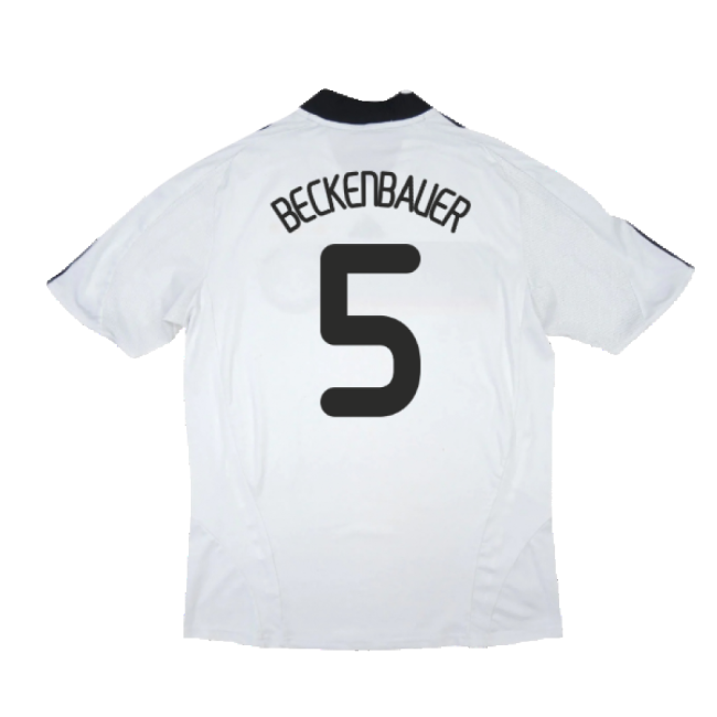 Germany 2008-09 Home Shirt ((Good) XL) (BECKENBAUER 5)-Vantage Point Soccer