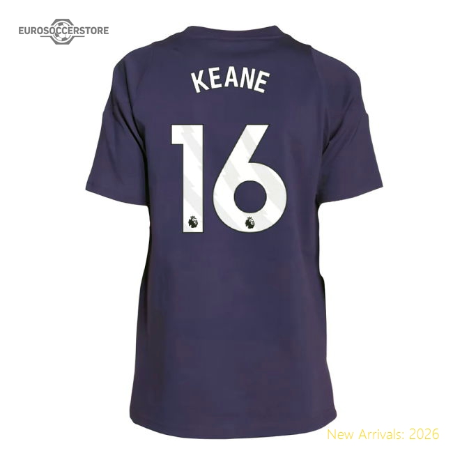 2025-2026 Man Utd Training Tee (Aurora Plum) - Kids (Keane 16)-Vantage Point Soccer
