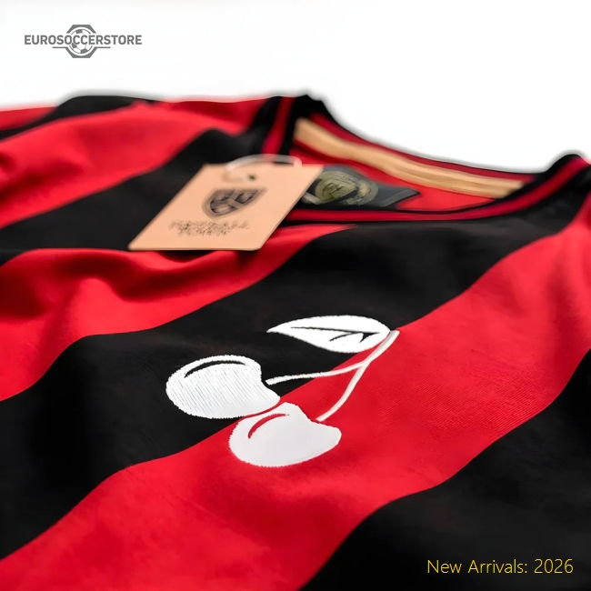 Bournemouth The Cherry Home Retro Football Shirt-Vantage Point Soccer
