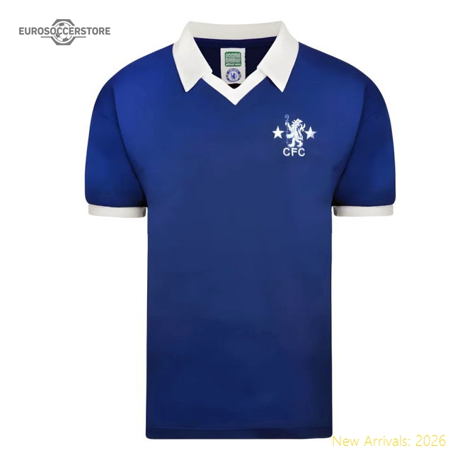 Score Draw Chelsea 1978 Retro Football Shirt-Vantage Point Soccer