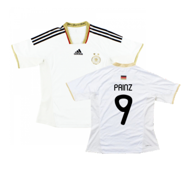 Germany 2011-12 Women\'s Home Shirt ((Good) L) (Prinz 9)-Vantage Point Soccer