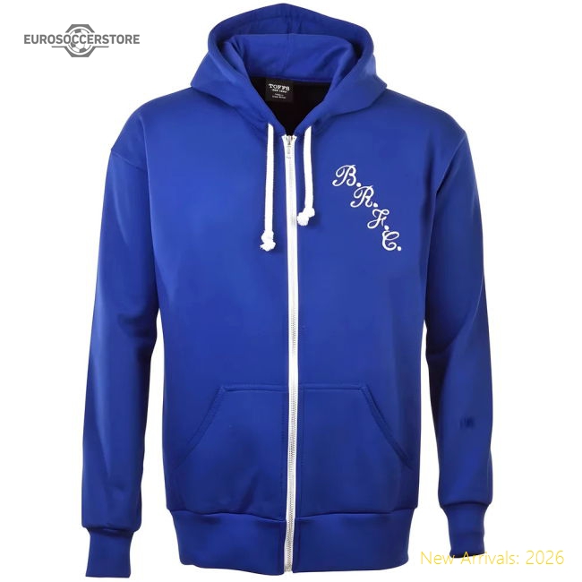 Bristol Rovers FC Zipped Hoodie - Royal-Vantage Point Soccer