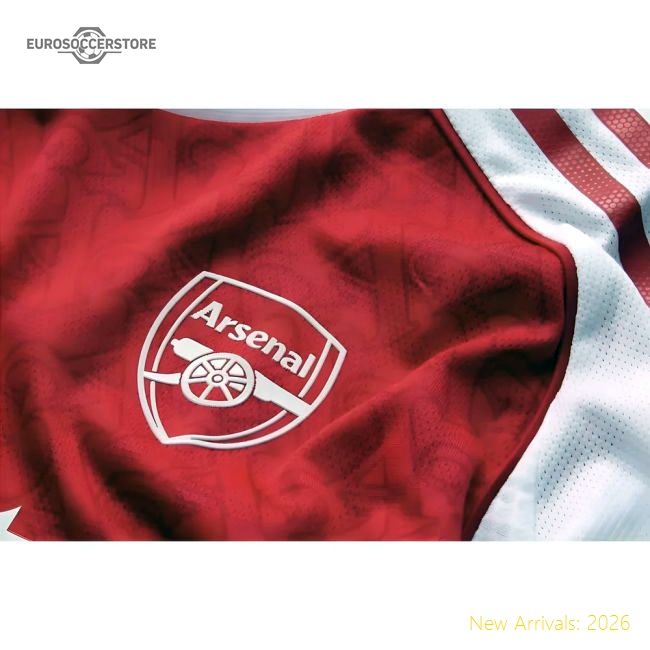 2025-2026 Arsenal Authentic Home Shirt (Womens)-Vantage Point Soccer
