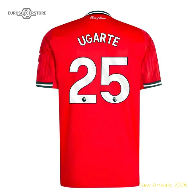 2025-2026 Man Utd Home Shirt (Ugarte 25)-Vantage Point Soccer