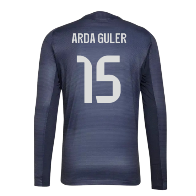2025-2026 Real Madrid Authentic Long Sleeve Away Shirt (Arda Guler 15)-Vantage Point Soccer