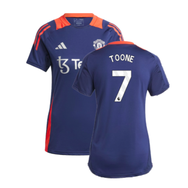 2024-2025 Man Utd Training Jersey (Night Indigo) - Womens (Toone 7)-Vantage Point Soccer