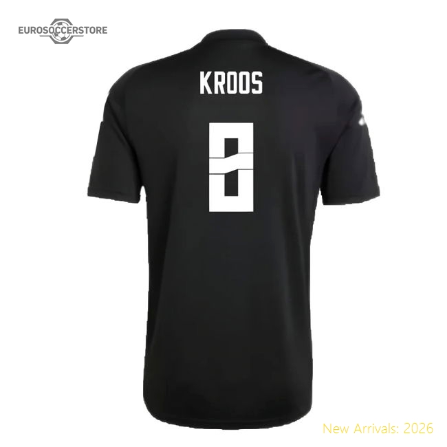2024-2025 Germany Pre-Match Shirt (Black) (Kroos 8)-Vantage Point Soccer