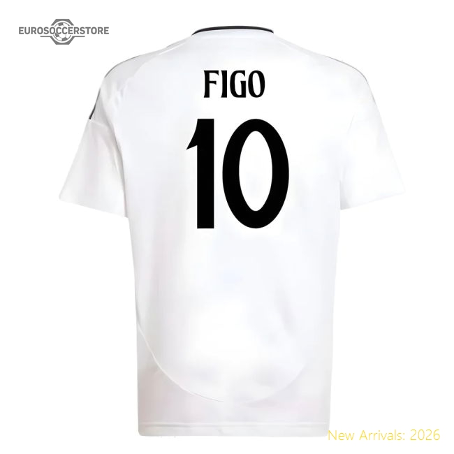 2024-2025 Real Madrid Home Shirt (Kids) (Figo 10)-Vantage Point Soccer