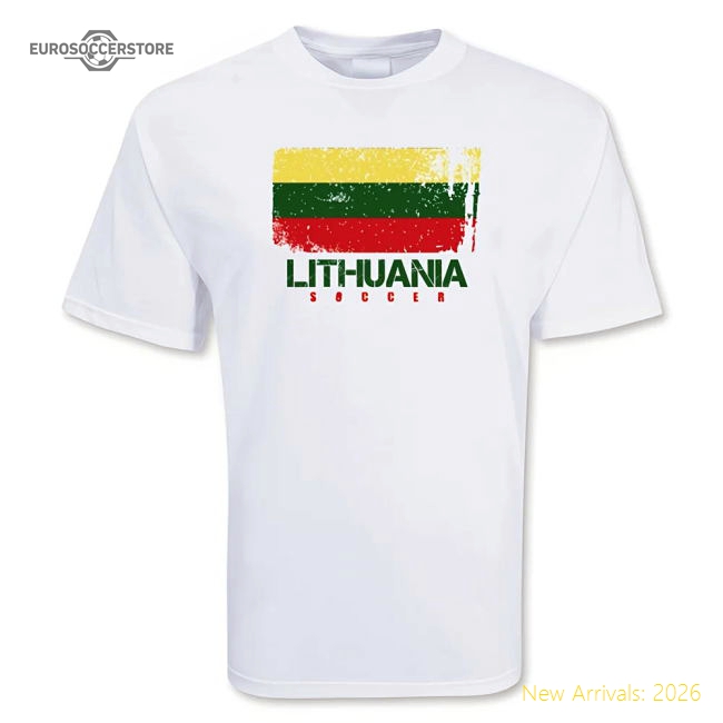 Lithuania Soccer T-shirt-Vantage Point Soccer