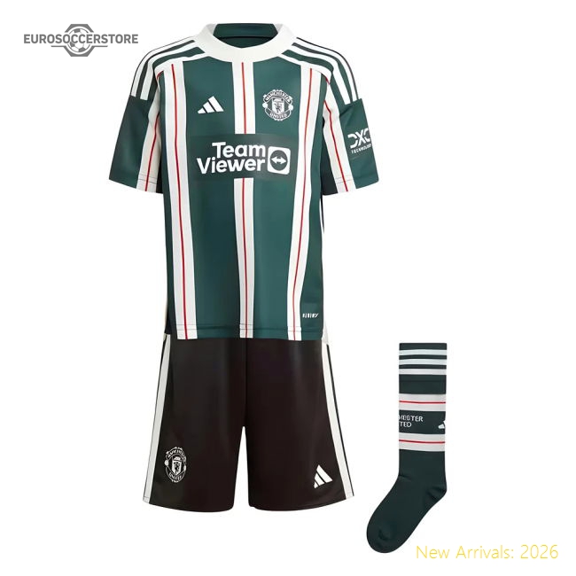 2023-2024 Man Utd Away Mini Kit-Vantage Point Soccer