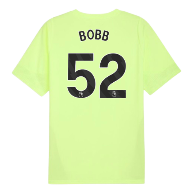 2025-2026 Man City Training Jersey (Fizzy Apple) (Bobb 52)-Vantage Point Soccer