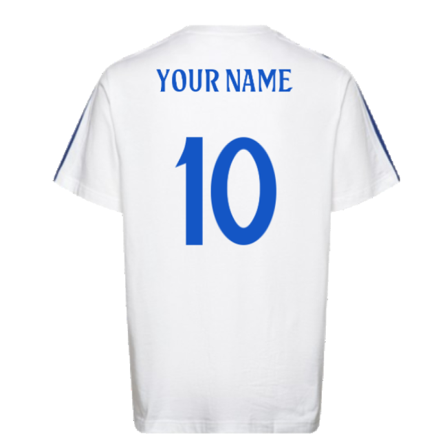 2024-2025 Real Madrid DNA Tee (White) (Your Name)-Vantage Point Soccer