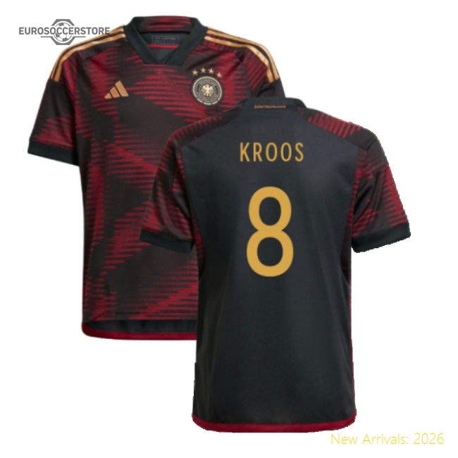 2022-2023 Germany Away Shirt (Kids) (KROOS 8)-Vantage Point Soccer