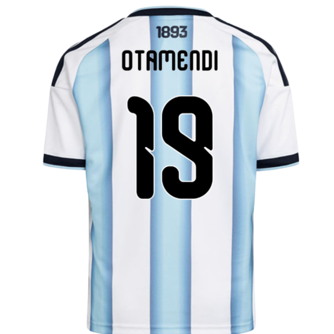 2026-2027 Argentina Home Shirt (Kids) (Otamendi 19)-Vantage Point Soccer