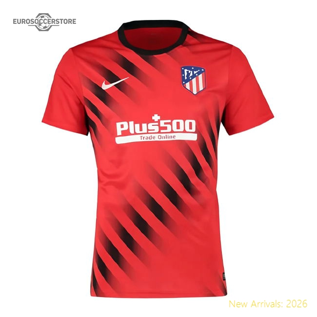 2019-2020 Atletico Madrid Nike Pre-Match Dry Training Shirt (Red)-Vantage Point Soccer